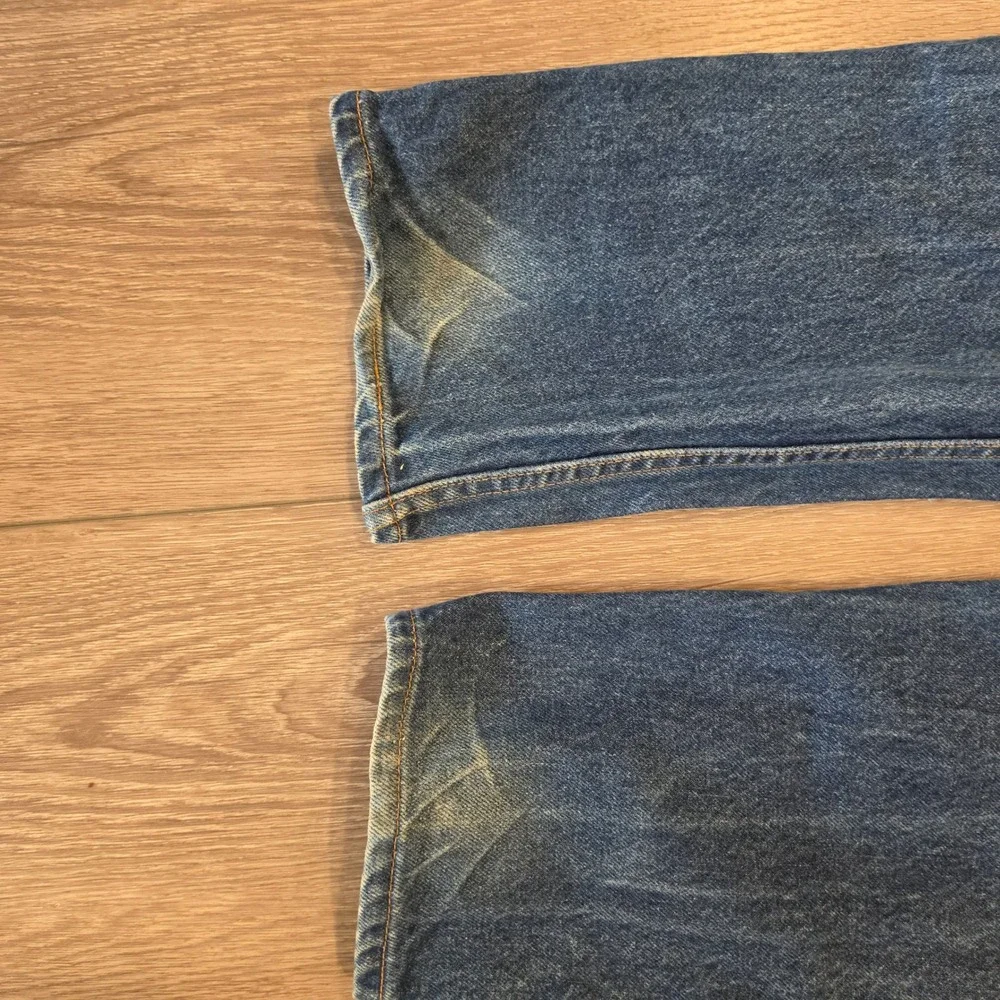 Vintage‎ Levis 505 Orange Tab Jeans Mens 38x30 Made in USA Straight Leg Denim